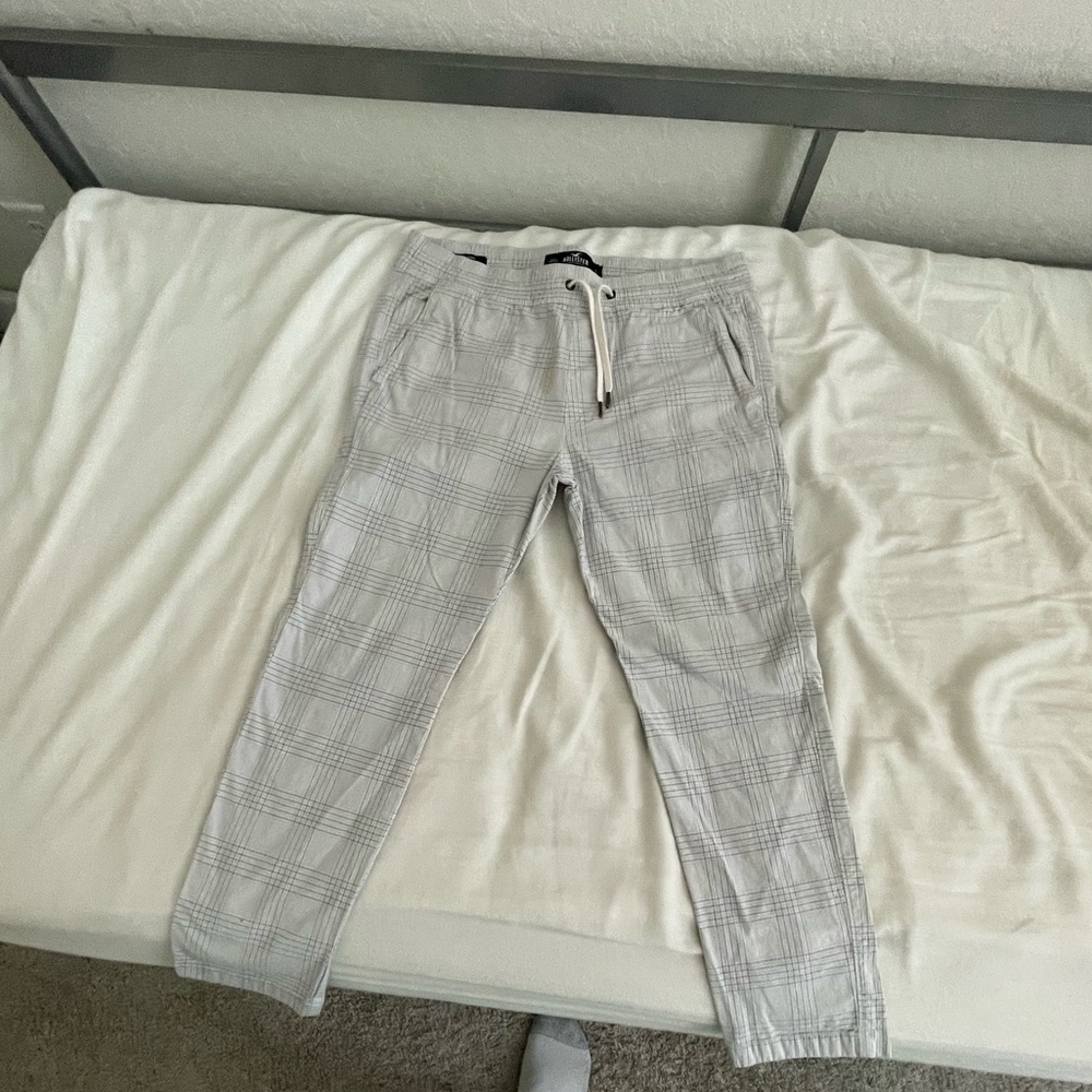 plaid joggers